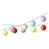 10er LED-Solarlichterkette - Lampions - Ca. 4,5 M - Bunt