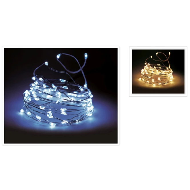 20er LED-Lichterdraht - Ca. 95 Cm - Verschiedene Farben 7 20er LED-Lichterdraht - Ca. 95 Cm - Verschiedene Farben – Bild 5