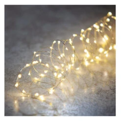 20er LED-Lichterdraht - Ca. 95 Cm - Verschiedene Farben 15 20er LED-Lichterdraht - Ca. 95 Cm - Verschiedene Farben -Wohndeko 178239 neu