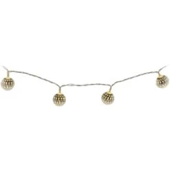 10er LED-Kugellichterkette - Ca. 130 Cm - Verschiedene Farben 13 10er LED-Kugellichterkette - Ca. 130 Cm - Verschiedene Farben -Wohndeko 1894971