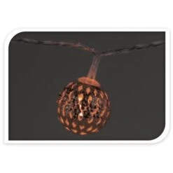 Wohndeko 25 10er LED-Kugellichterkette - Ca. 130 Cm - Verschiedene Farben