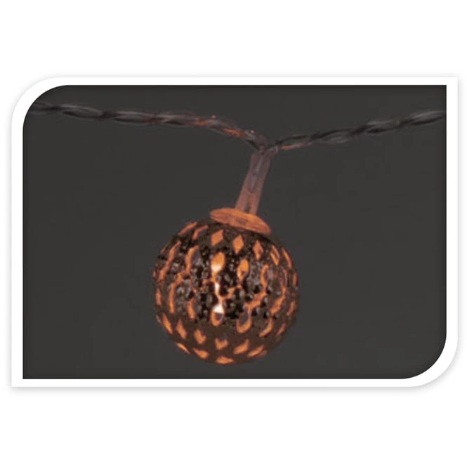 10er LED-Kugellichterkette - Ca. 130 Cm - Verschiedene Farben 3 10er LED-Kugellichterkette - Ca. 130 Cm - Verschiedene Farben