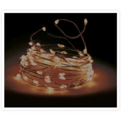 20er LED-Lichterdraht - Warmweiß - 1 M - Verschiedene Farben 9 20er LED-Lichterdraht - Warmweiß - 1 M - Verschiedene Farben -Wohndeko 189796 1