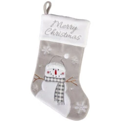 Nikolausstiefel - Schneemann - 46 Cm