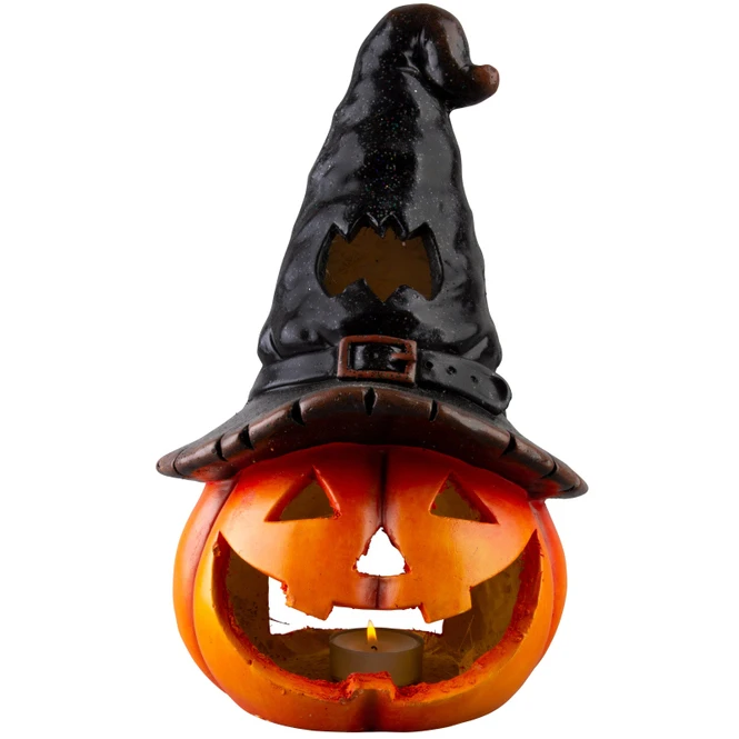 Windlicht - Kürbis - Aus Magnesia - Ca. 26 X 25 X 43 Cm 4 Windlicht - Kürbis - Aus Magnesia - Ca. 26 X 25 X 43 Cm – Bild 2