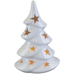 LED-Baum - Aus Keramik - 13 X 7,5 X 20 Cm