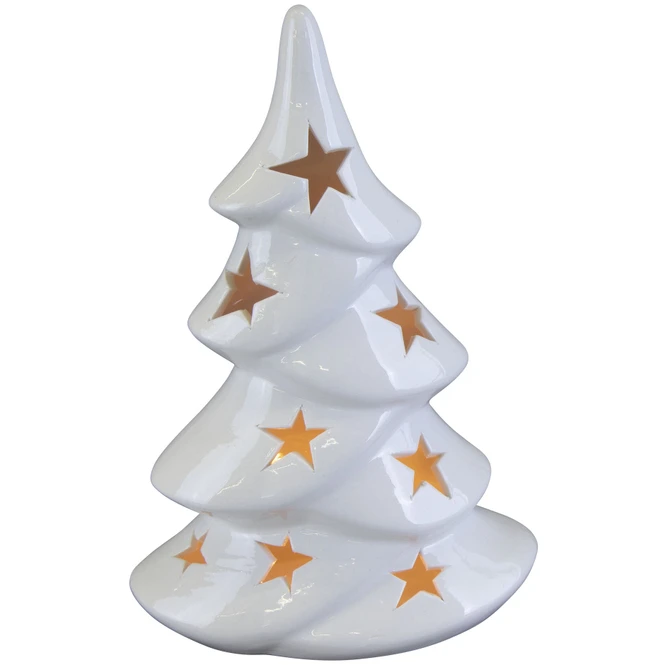 LED-Baum - Aus Keramik - 13 X 7,5 X 20 Cm 3 LED-Baum - Aus Keramik - 13 X 7,5 X 20 Cm