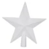 Christbaumspitze Stern - Weiß - Ca. 19,5 Cm -Wohndeko 201775 neu