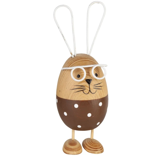 Dekohase - Aus Holz - 12 Cm - 1 Stück 4 Dekohase - Aus Holz - 12 Cm - 1 Stück – Bild 2