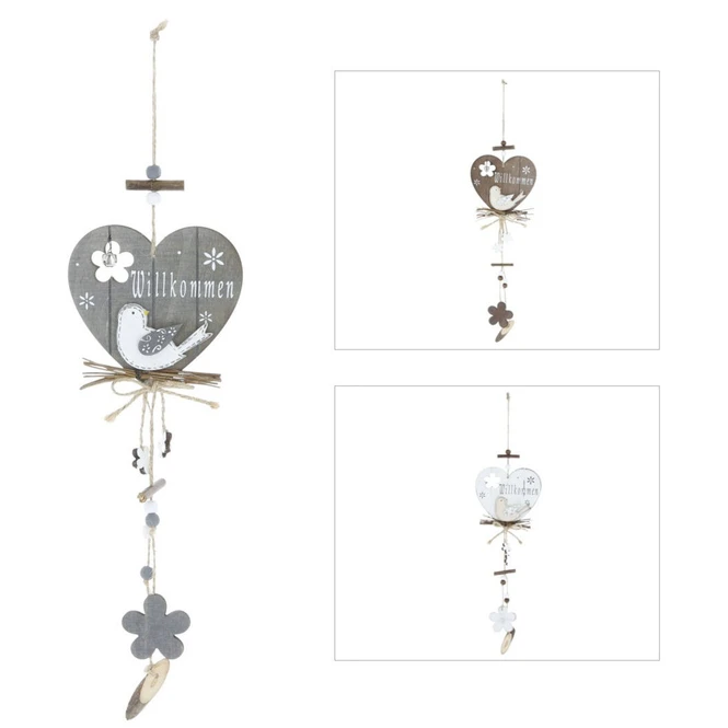 Dekohänger - Herz - Aus Holz - 12 X 46 Cm - 1 Stück 6 Dekohänger - Herz - Aus Holz - 12 X 46 Cm - 1 Stück – Bild 4