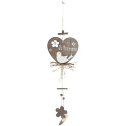 Dekohänger - Herz - Aus Holz - 12 X 46 Cm - 1 Stück 11 Dekohänger - Herz - Aus Holz - 12 X 46 Cm - 1 Stück -Wohndeko 204839 2