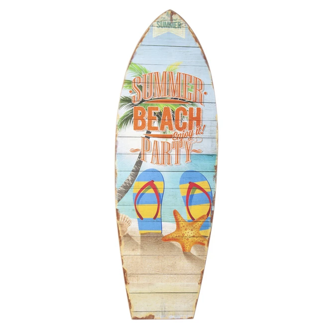 Wanddeko - Surfbrett - Aus Holz - Ca. 60 X 20 Cm - 1 Stück 6 Wanddeko - Surfbrett - Aus Holz - Ca. 60 X 20 Cm - 1 Stück – Bild 4