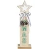 Standdeko - Stern - Aus Holz - 15 X 9 X 48 Cm 2 Standdeko - Stern - Aus Holz - 15 X 9 X 48 Cm -Wohndeko 210485