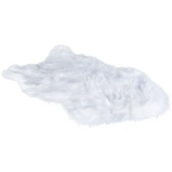 Dekofell - Ca. 55 X 90 Cm - Weiß 7 Dekofell - Ca. 55 X 90 Cm - Weiß -Wohndeko 211282 neu neu