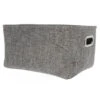 Korb Grau - Ca. 30 X 20 X 16 Cm -Wohndeko 211731 bild 4016096365899 korb grau mit metallgriff s