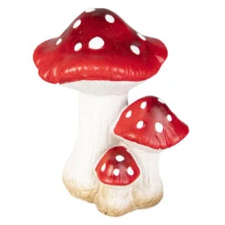 Fliegenpilze - Aus Terrakotta - Ca. 14 X 11,5 X 17 Cm