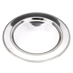 Dekoteller - Aus Edelstahl - Ø = Ca. 39 Cm 7 Dekoteller - Aus Edelstahl - Ø = Ca. 39 Cm -Wohndeko 211747 2 neu