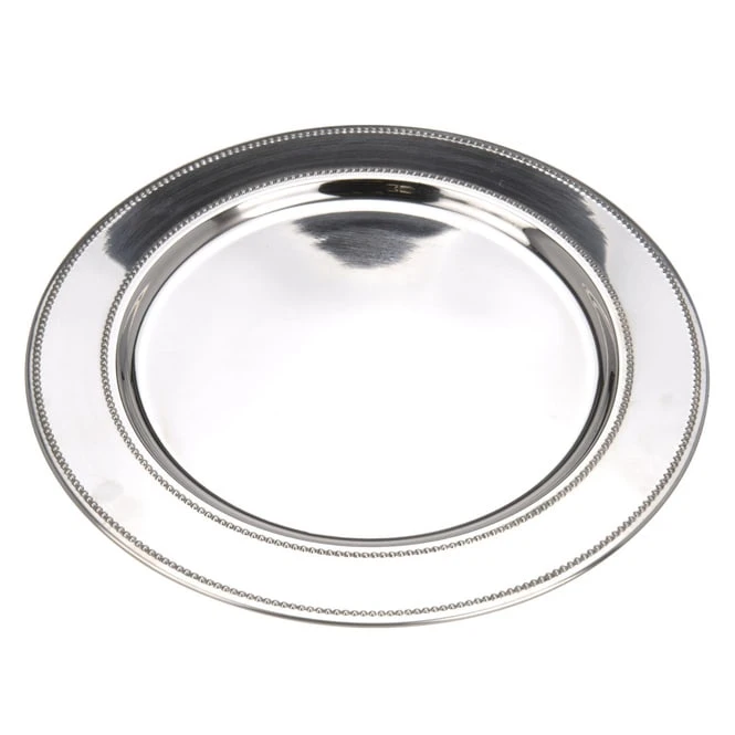 Dekoteller - Aus Edelstahl - Ø = Ca. 39 Cm 5 Dekoteller - Aus Edelstahl - Ø = Ca. 39 Cm – Bild 3