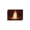 LED-Kerze - Aus Echtwachs - Ca. 7,5 X 12 Cm - Dunkelrot -Wohndeko 211877 2