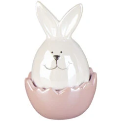 Dekohase - Aus Keramik - 8 X 8 X 13,5 Cm - 1 Stück