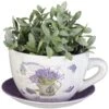 Pflanzgefäß - Tasse Mit Lavendel - Aus Keramik - Verschiedene Größen 1 Pflanzgefäß - Tasse Mit Lavendel - Aus Keramik - Verschiedene Größen -Wohndeko 213892 213893 22