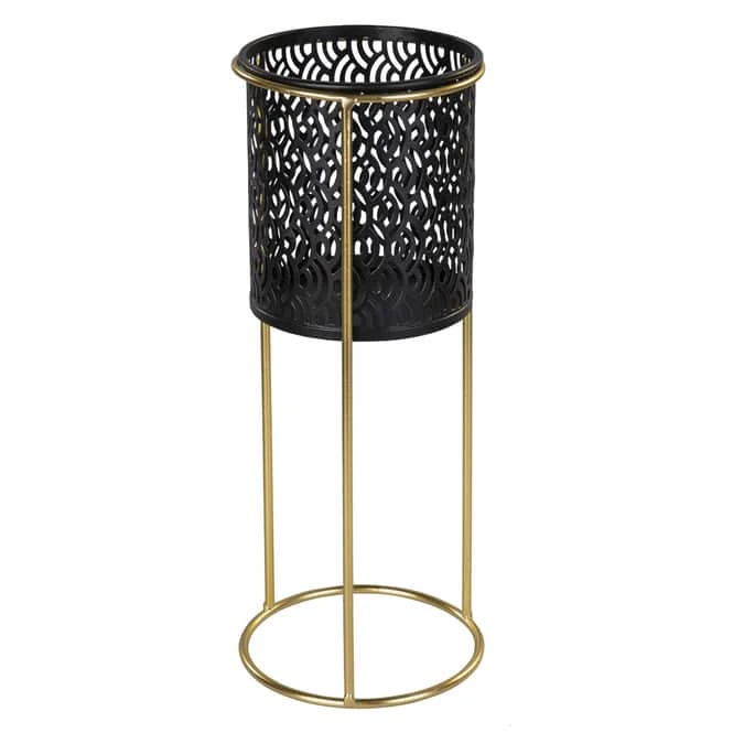 Blumentopf Mit Ständer - Ca. 14 X 14 X 36 Cm 3 Blumentopf Mit Ständer - Ca. 14 X 14 X 36 Cm