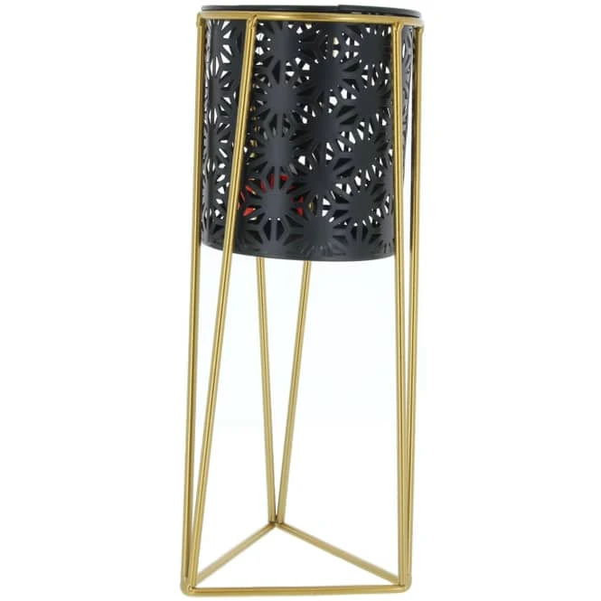 Blumentopf Mit Ständer - Ca. 14 X 14 X 35 Cm 3 Blumentopf Mit Ständer - Ca. 14 X 14 X 35 Cm