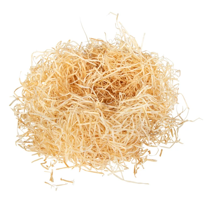 Dekostroh - Aus Holz - Ca. 26 X 11 X 4 Cm 3 Dekostroh - Aus Holz - Ca. 26 X 11 X 4 Cm