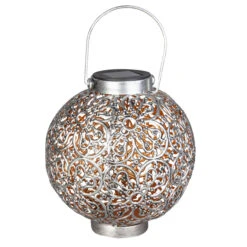 LED-Solarlaterne - Ca. 20,5 X 20,5 X 32,5 Cm - 1 Stück 9 LED-Solarlaterne - Ca. 20,5 X 20,5 X 32,5 Cm - 1 Stück -Wohndeko 214176 2 neu