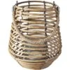 Windlicht - Mit Rattan - Verschiedene Größen 1 Windlicht - Mit Rattan - Verschiedene Größen -Wohndeko 214208 2142092