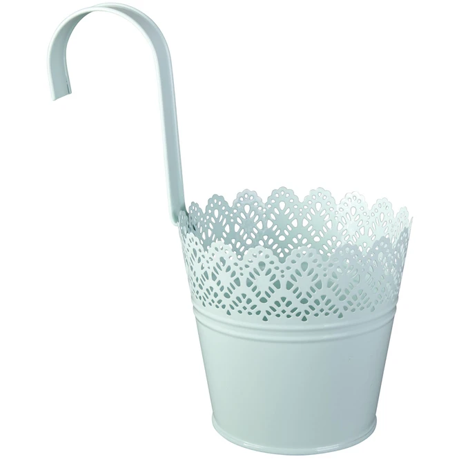 Pflanztopf Zum Hängen - Spitze - 14 X 10 X 12,5 Cm - Verschiedene Farben 4 Pflanztopf Zum Hängen - Spitze - 14 X 10 X 12,5 Cm - Verschiedene Farben – Bild 2