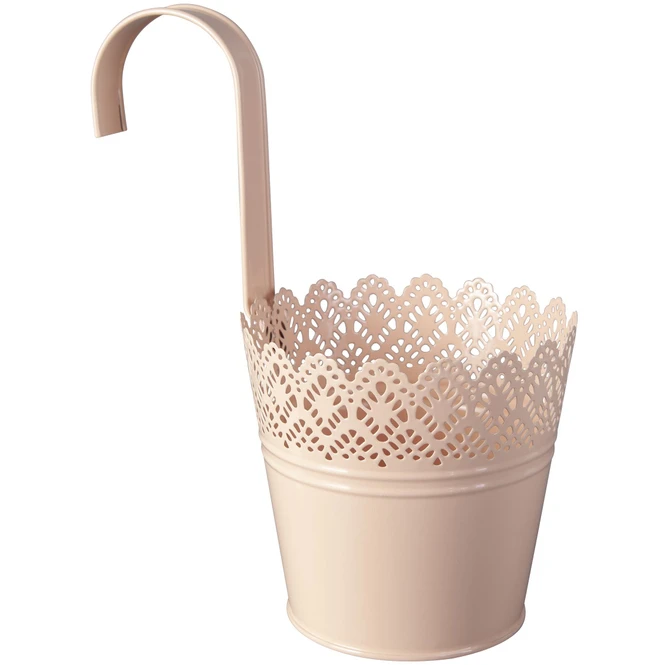 Pflanztopf Zum Hängen - Spitze - 14 X 10 X 12,5 Cm - Verschiedene Farben 3 Pflanztopf Zum Hängen - Spitze - 14 X 10 X 12,5 Cm - Verschiedene Farben