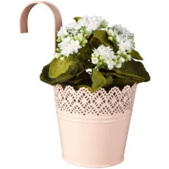 Pflanztopf Zum Hängen - Spitze - 14 X 10 X 12,5 Cm - Verschiedene Farben 12 Pflanztopf Zum Hängen - Spitze - 14 X 10 X 12,5 Cm - Verschiedene Farben -Wohndeko 214290 2