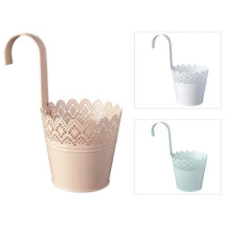 Pflanztopf Zum Hängen - Spitze - 14 X 10 X 12,5 Cm - Verschiedene Farben 11 Pflanztopf Zum Hängen - Spitze - 14 X 10 X 12,5 Cm - Verschiedene Farben -Wohndeko 214292 214294 0
