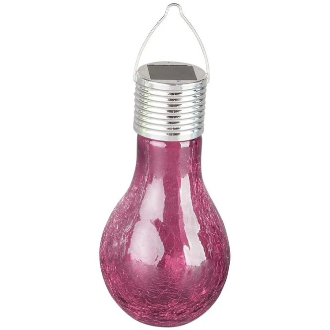 LED-Solarlampe - 9 X 17 Cm - 1 Stück 4 LED-Solarlampe - 9 X 17 Cm - 1 Stück – Bild 2