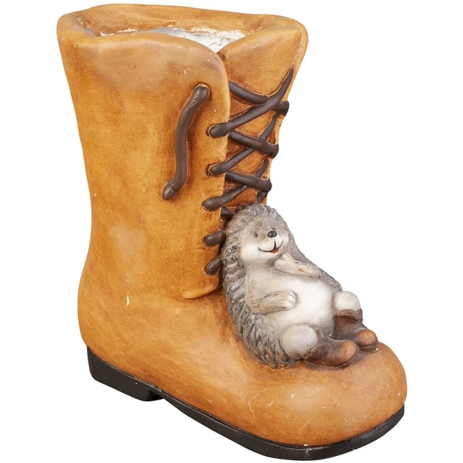 Pflanzgefäß - Stiefel - Aus Terrakotta - 32 X 17 X 33 Cm 4 Pflanzgefäß - Stiefel - Aus Terrakotta - 32 X 17 X 33 Cm – Bild 2