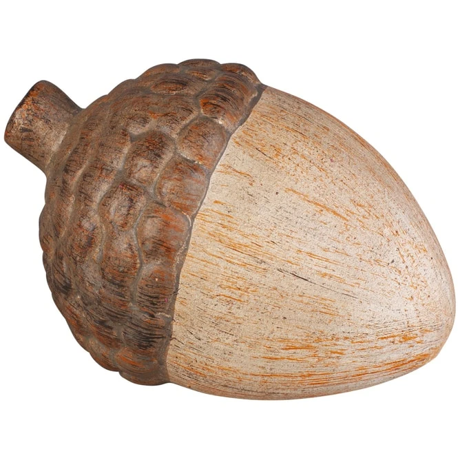 Deko-Eichel - Aus Terrakotta - 9 X 6 X 6 Cm 3 Deko-Eichel - Aus Terrakotta - 9 X 6 X 6 Cm