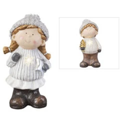 Winterkind - Aus Magnesia - Ca. 20 X 17,5 X 40 Cm - 1 Stück 7 Winterkind - Aus Magnesia - Ca. 20 X 17,5 X 40 Cm - 1 Stück -Wohndeko 218263 0