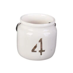 Teelichthalter - Advent - Aus Keramik - Ca. 7,5 X 7,5 X 7 Cm - 4 Stück 13 Teelichthalter - Advent - Aus Keramik - Ca. 7,5 X 7,5 X 7 Cm - 4 Stück -Wohndeko 218266 6