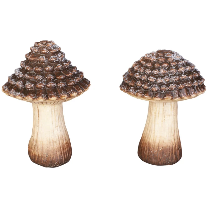 Pilz - Aus Terrakotta - Ca. 11,5 X 11,5 X 16,5 Cm - 1 Stück 3 Pilz - Aus Terrakotta - Ca. 11,5 X 11,5 X 16,5 Cm - 1 Stück