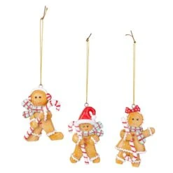 Dekohänger - Lebkuchenfigur - Aus Polyresin - Ca. 6,5 X 2,5 X 10 Cm - 1 Stück 8 Dekohänger - Lebkuchenfigur - Aus Polyresin - Ca. 6,5 X 2,5 X 10 Cm - 1 Stück -Wohndeko 218383 1 neu
