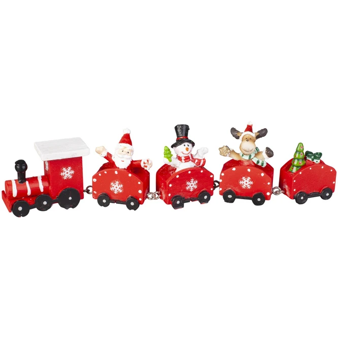 Weihnachtszug - Aus Polyresin - Ca. 24 X 2,5 X 5,5 Cm 3 Weihnachtszug - Aus Polyresin - Ca. 24 X 2,5 X 5,5 Cm
