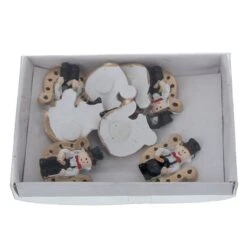 Streudeko - Schornsteinfeger - Aus Polyresin - Ca. 2,5 X 2 Cm - 8 Stück