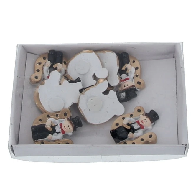 Streudeko - Schornsteinfeger - Aus Polyresin - Ca. 2,5 X 2 Cm - 8 Stück 3 Streudeko - Schornsteinfeger - Aus Polyresin - Ca. 2,5 X 2 Cm - 8 Stück