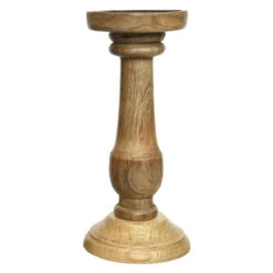 Kerzenständer - Aus Holz - Ca. 11 X 25 Cm - 1 Stück -Wohndeko 2190402 3 neu
