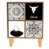 Dekobox - Aus Holz - Ca. 19,5 X 10 X 25 Cm -Wohndeko 219044 4016096383138 mica living 4er schubladenbox neu