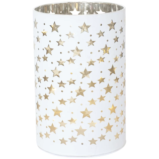 LED-Zylinder - Sterne - Aus Glas - Ca. 10 X 15,5 Cm 4 LED-Zylinder - Sterne - Aus Glas - Ca. 10 X 15,5 Cm – Bild 2