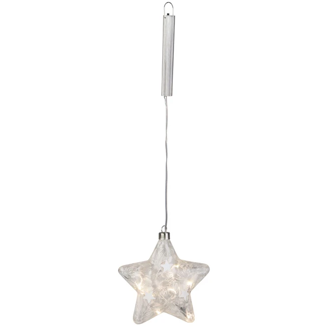 LED-Stern - Aus Glas - Ca. 14 X 5 X 15 Cm 3 LED-Stern - Aus Glas - Ca. 14 X 5 X 15 Cm