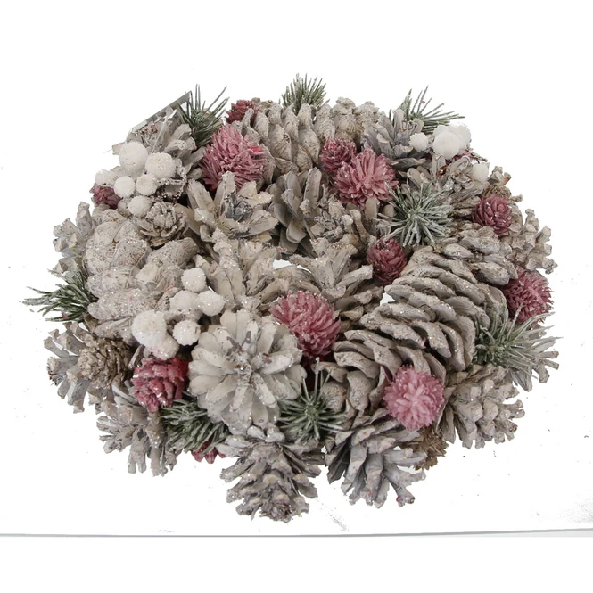 Kranz Weiß/rosa - Ca. 26 X 7,5 Cm 3 Kranz Weiß/rosa - Ca. 26 X 7,5 Cm