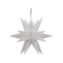 LED-Stern - Ø = 12 Cm - Weiß 9 LED-Stern - Ø = 12 Cm - Weiß -Wohndeko 219370 2